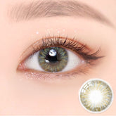 Best Coloured Toric Lenses for Astigmatism - Flow Marine Brown Toric Colored Contact Lenses (1 Pair)   This blue gray-hazel brown-dark brown 3-tone colored contacts with colorful patterns are recommended for dark brown eyes, and with a graphic diameter of 13.1mm, you can naturally change your eye color to bright and attractive.  Custom-made Soft Contact Lenses - EyeMellow Korean Colored Contact Lenses Online Store